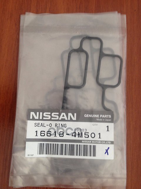 Прокладка датчика холостого хода Nissan AD 99-08 / Almera 00-06 QG13DE;QG15DE;QG16DE;QG18DE;QG18DEN; NISSAN арт. 16618-4M501