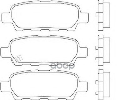 Колодки тормозные задние NISSAN арт. d4060ja00j