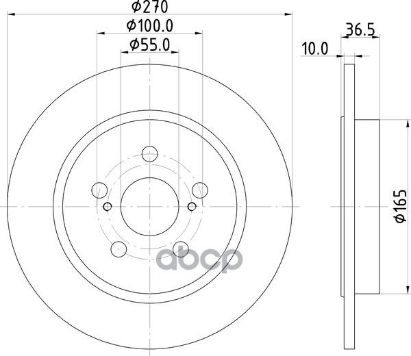 Диск Тормозной | Зад | NISSHINBO арт. ND1133K