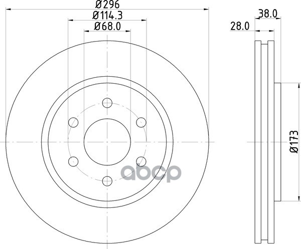 Диск Тормозной Передний Nissan Np300 Navara, Pathfinder Iii , Xterra Nd2033k NISSHINBO арт. ND2033K