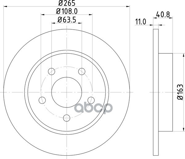 Диск Тормозной | Зад | NISSHINBO арт. ND5020K