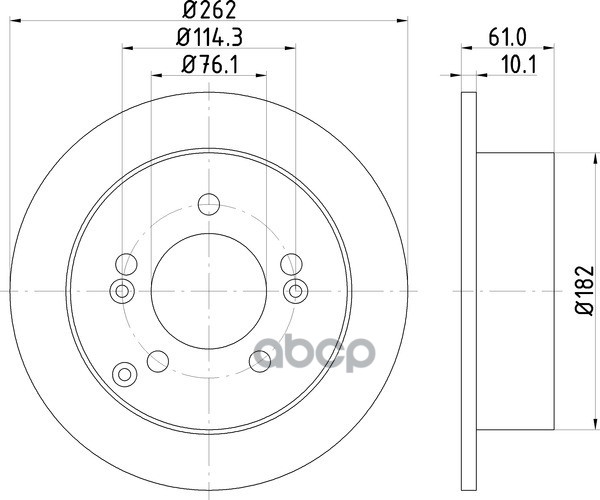 Диск Тормозной | Зад | NISSHINBO арт. ND6002K