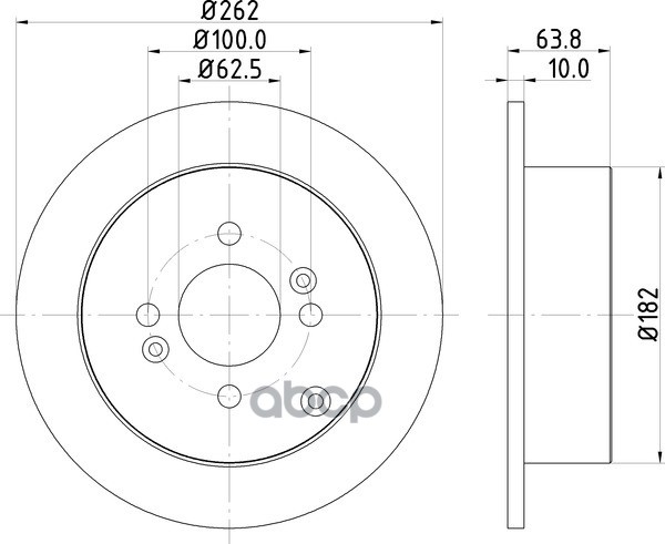 Диск Тормозной Задн.attitude  Accent Ii Stufenheck (Lc)  Accent Iii (Mc)  Accent Iii Stufenheck (Mc) NISSHINBO арт. nd6064