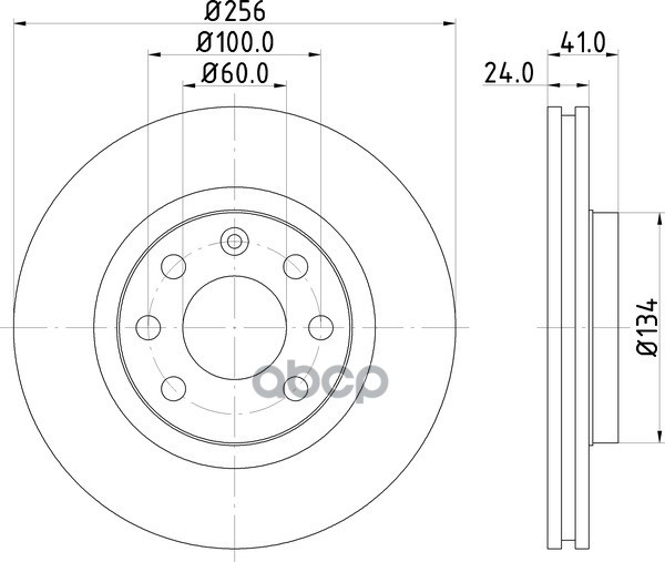 Диск Тормозной | Перед | NISSHINBO арт. ND6083