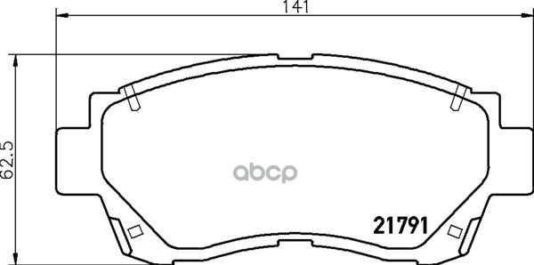Колодки Тормозные Дисковые | Перед | (Pf-1228) NISSHINBO арт. NP1006