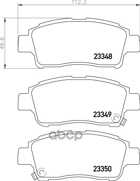 Колодки Тормозные Дисковые | Перед | NISSHINBO арт. NP1007