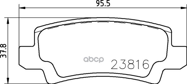 Колодки Тормозные Дисковые | Перед | NISSHINBO арт. NP1044