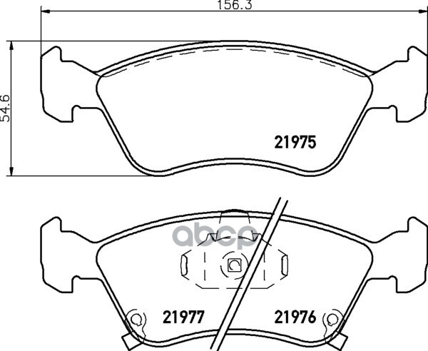 Колодки Тормозные Дисковые | Перед | NISSHINBO арт. NP1050