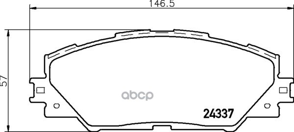 Колодки Тормозные Дисковые Strong Ceramic | Перед | NISSHINBO арт. NP1058SC