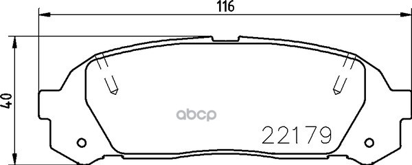 Колодки Тормозные Дисковые | Зад | (Pf-1409) NISSHINBO арт. NP1083