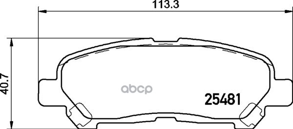 Колодки Тормозные Дисковые | Зад | NISSHINBO арт. NP1122