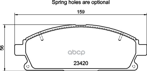 Колодки Тормозные Дисковые | Перед | NISSHINBO арт. NP2030
