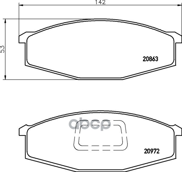 Колодки Тормозные Дисковые | Перед | NISSHINBO арт. NP2036