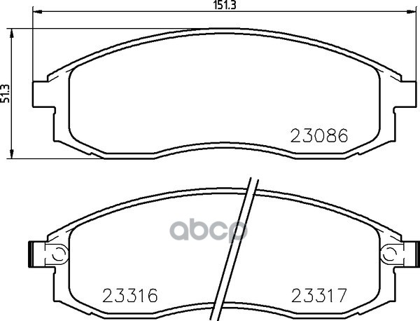 Колодки Тормозные Дисковые | Перед | NISSHINBO арт. NP2037