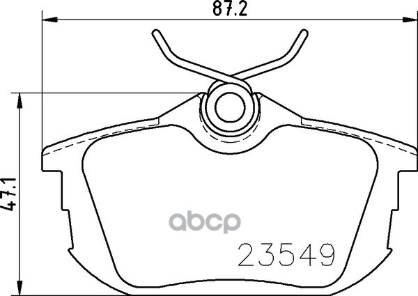 Колодки Тормозные Дисковые | Зад | NISSHINBO арт. NP3025