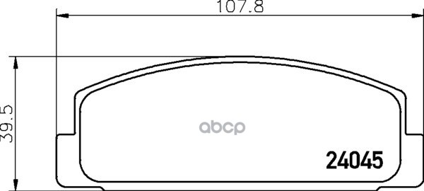 Колодки тормозные дисковые задн.323 F VI (BJ)  323 S VI (BJ)  6 Estate (GH)  6 Hatchback (GG)  6 Hat NISSHINBO арт. np5011