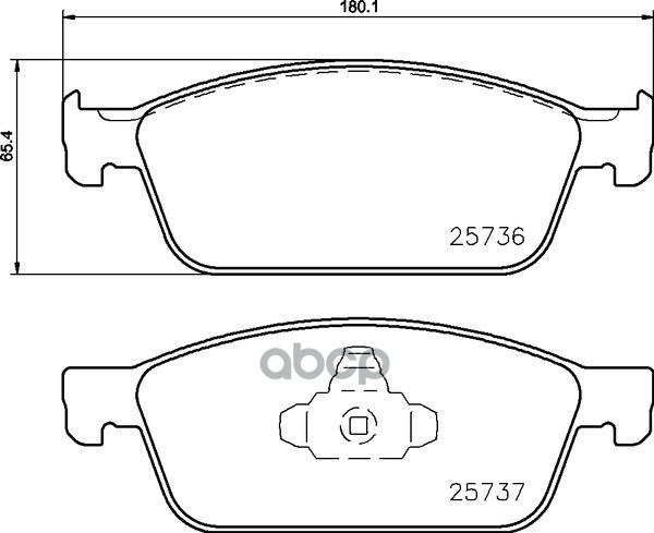 Колодки Тормозные Дисковые Strong Ceramic | Перед | NISSHINBO арт. NP5074SC