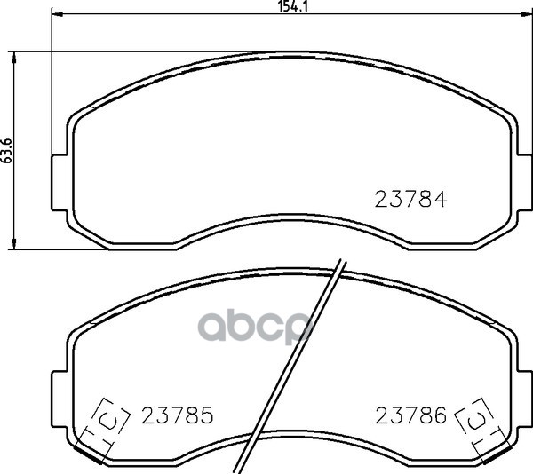 Колодки Тормозные Дисковые | Перед | NISSHINBO арт. NP6004