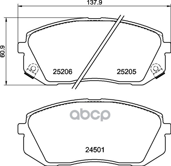 Колодки Тормозные Дисковые | Перед | NISSHINBO арт. NP6034