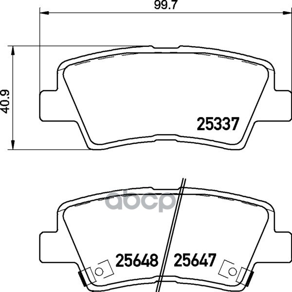 Колодки Тормозные Дисковые | Зад | NISSHINBO арт. NP6036