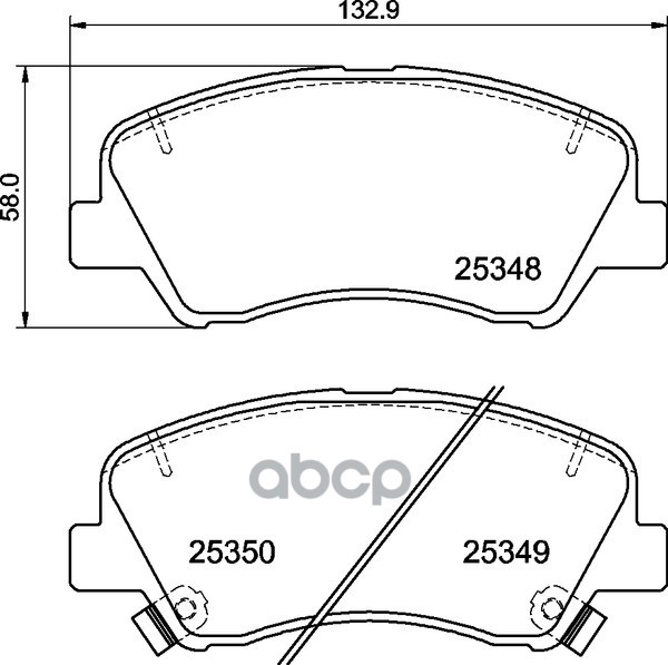 Колодки Тормозные Дисковые, Передние, Hyundai Solaris/Accent Np6041 NISSHINBO арт. NP6041