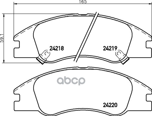 Колодки Тормозные Дисковые | Перед | NISSHINBO арт. NP6051