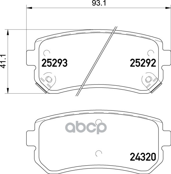 Колодки тормозные дисковые задн.i30 (FD)  i30 Estate (FD)  ix35 (LM  EL  ELH)  TUCSON (JM)  CEE'D Ha NISSHINBO арт. np6069