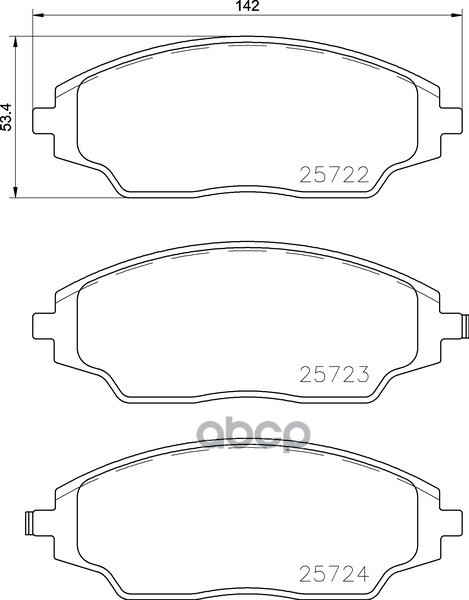 Колодки Тормозные Дисковые | Перед | NISSHINBO арт. NP6076