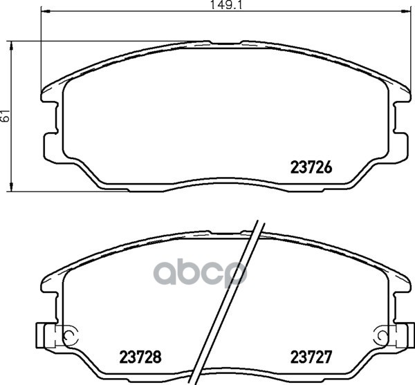 Колодки Тормозные Дисковые | Перед | NISSHINBO арт. NP6092