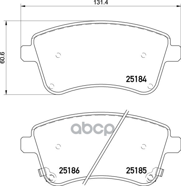 Колодки Тормозные Дисковые | Перед | NISSHINBO арт. NP6100