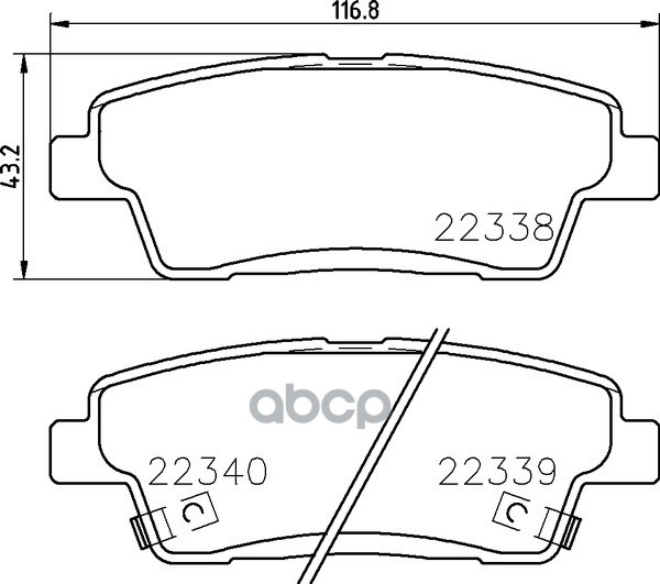 Колодки Тормозные Дисковые | Зад | NISSHINBO арт. NP6102