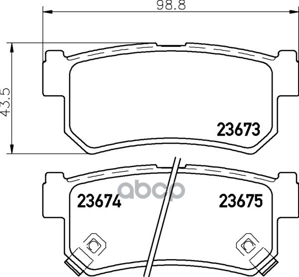Колодки Тормозные Дисковые | Зад | NISSHINBO арт. NP6103