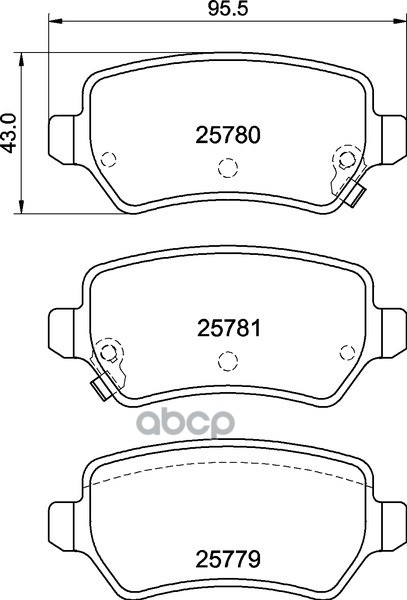 Колодки Тормозные Дисковые | Зад | NISSHINBO арт. NP6153