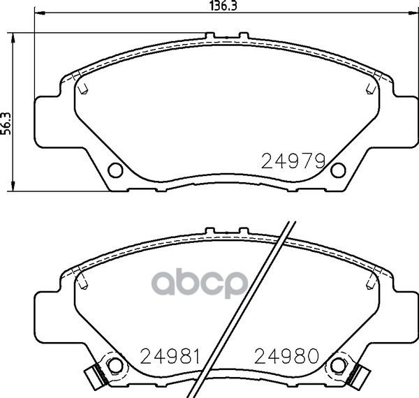 Колодки Тормозные Дисковые | Перед | NISSHINBO арт. NP8013