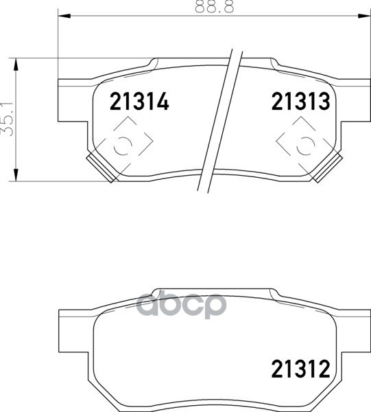 Колодки Тормозные Дисковые | Зад | (Pf-8206) NISSHINBO арт. NP8023