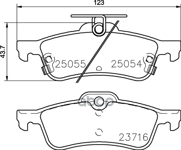 Колодки Тормозные Дисковые | Зад | NISSHINBO арт. NP8041