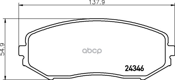 Колодки Тормозные Дисковые Передн.grand Vitara I Convertible (Gt)  Grand Vitara Ii (Jt  Te  Td)  Xl7 NISSHINBO арт. np9003