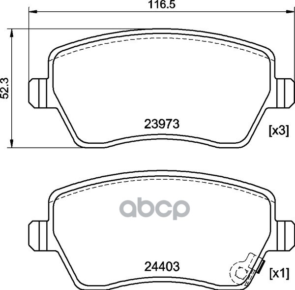 Колодки Тормозные Дисковые | Перед | NISSHINBO арт. NP9004