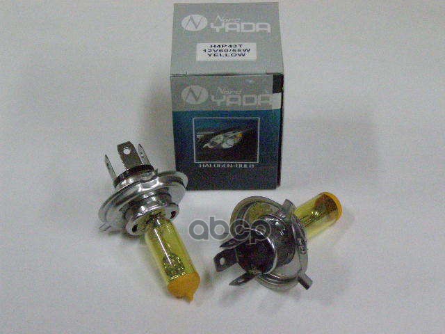 Лампа H4 12V 60/55W Yellow P43t NORD YADA арт. 901627