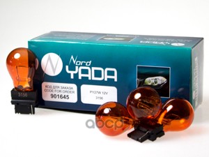 Лампа 12V W2,5X16q Py27w (Уп. 10 Шт.) NORD YADA арт. 901645