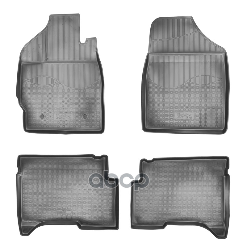 Коврики Салонные Для Lifan X50 3D (2015) Norplast Npa10-C51-750 NORPLAST арт. NPA10-C51-750