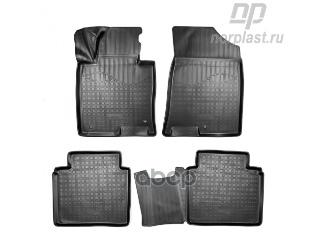 Коврики Салонные Для Hyundai Sonata Vii (Lf) 3D (2017-2019) NORPLAST арт. npa11-c31-620