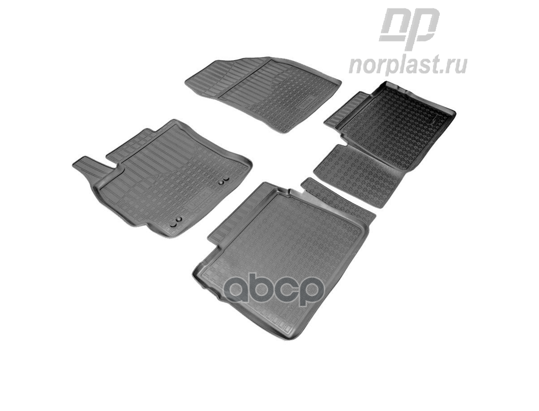 Коврики салонные для Toyota Corolla (E16) (2013-2019) NORPLAST NPA11-C88-150 NORPLAST арт. NPA11-C88-150