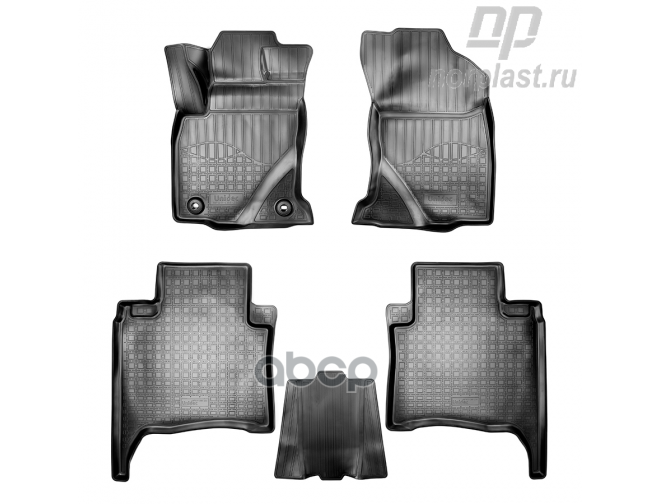 Коврики Салонные Для Toyota Fortuner 3D (2015) (5 Мест) Norplast Npa11-C88-230 NORPLAST арт. NPA11-C88-230