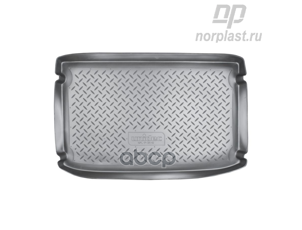 Коврики в багажное отделение для Hyundai Getz (TB) (HB) (2002-2011) NORPLAST арт. npl-p-31-10