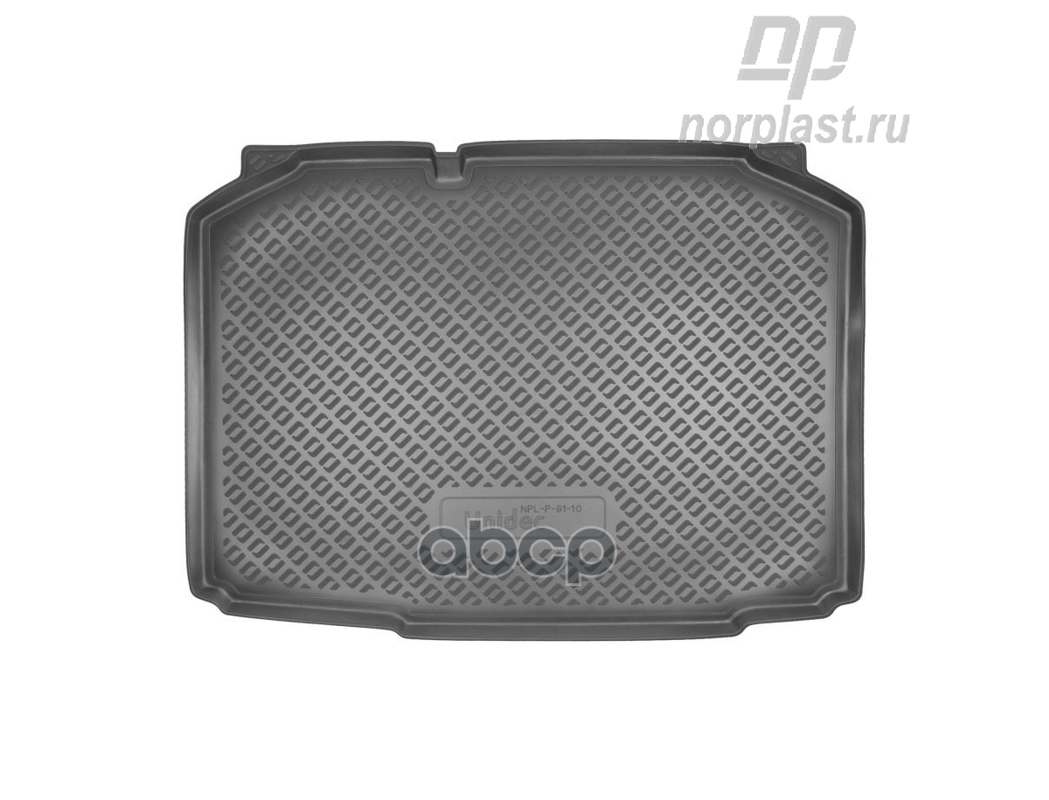 Коврики в багажное отделение для Skoda Fabia (5J2) (HB) (2007-2014) NORPLAST арт. npl-p-81-10