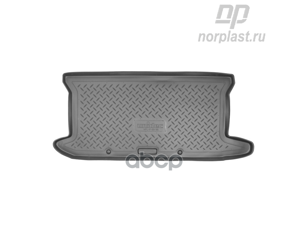 Коврик В Багажник Полиуретан Norplast Toyota Yaris 06- Черный 1 Шт. Npl-P-88-96 NORPLAST арт. NPL-P-88-96
