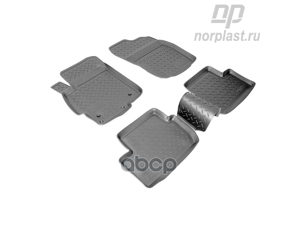 Коврики салонные для Mitsubishi Lancer X (2007) NORPLAST арт. npl-po-59-25