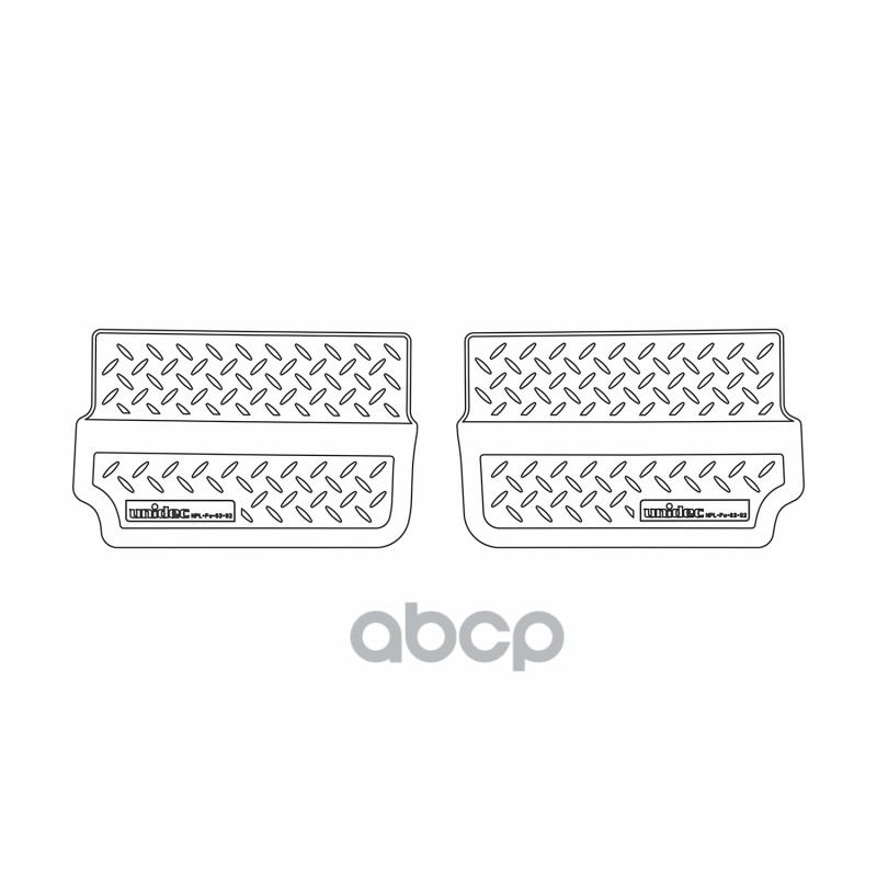 Коврики салонные для Opel Zafira B (2005-2012) (3 ряд) NORPLAST арт. npl-po-63-92