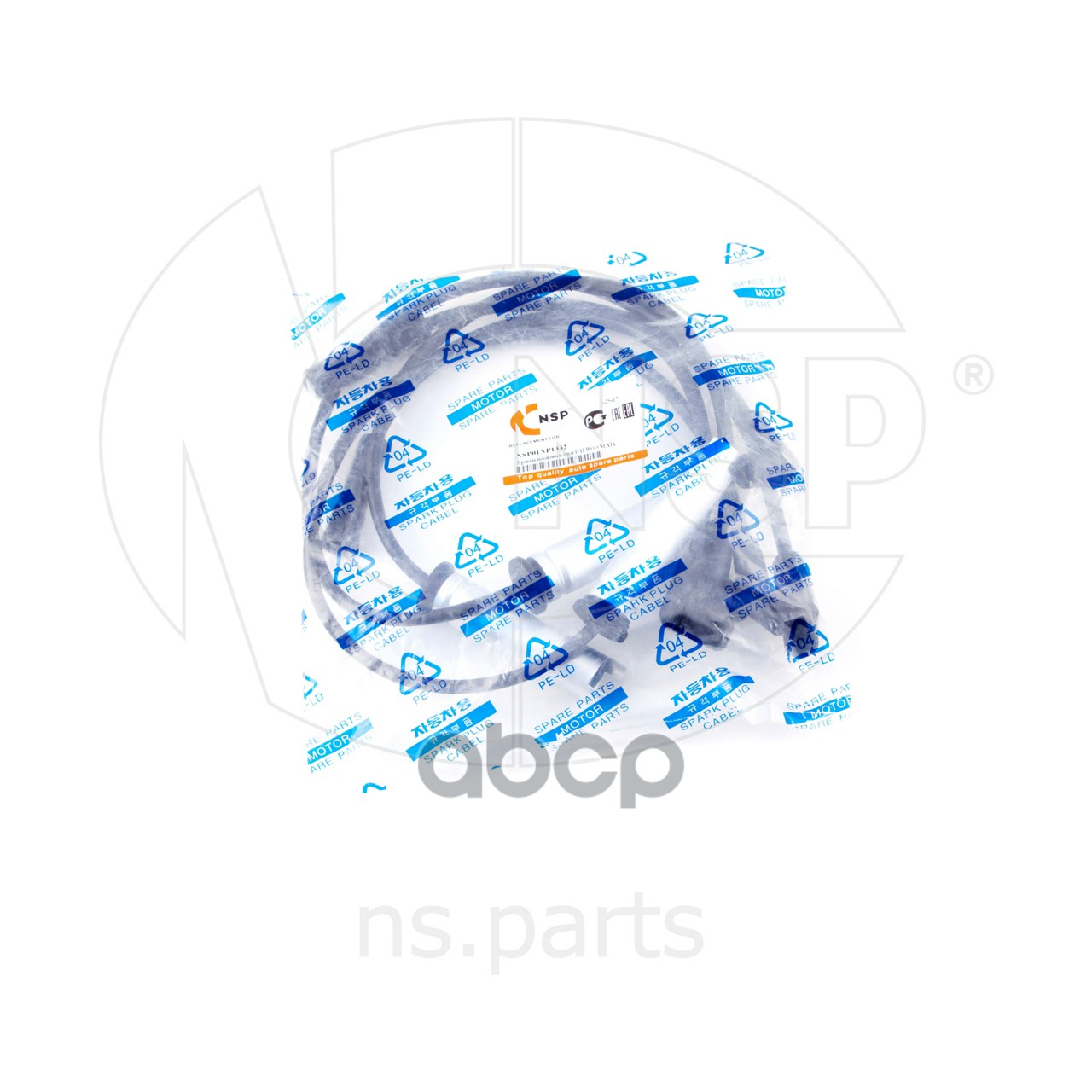 Провода высоковольтные DAEWOO Nexia (1.5) (SOHC) (к-кт в/в проводов) NSP арт. nsp01np1332